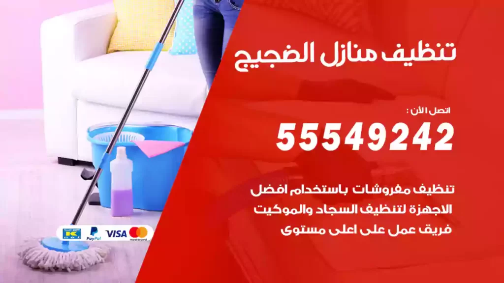 تنظيف منازل الضجيج